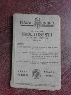 MUNICIPIUL BUCURESTI SI IMPREJURIMILE  (nu are harta)