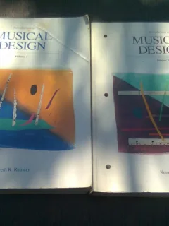 MUSICAL DESIGN - KENNETH R. RUMERY  2 VOLUME  (CARTI IN LIMBA ENGLEZA)