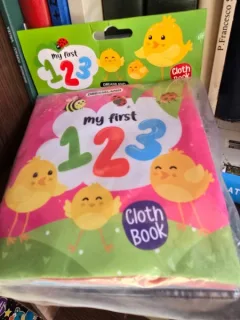 My first 123 Cloth Book (Prima mea carte din material textil)