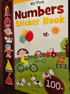 My first Number sticker book