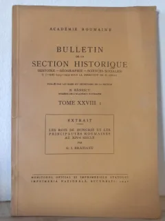 N. Banescu - Bulletin de la Section Historique