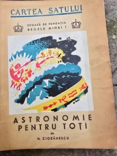 N. Cioranescu - Astronomie pentru toti (1946),coperta Dem