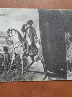 Napoleon Bonaparte la Wagram, carte postala ilustrata