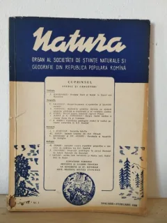 Natura - Organ al Societatii de Stiinte Naturale si Geografie din Republica Populara Romana Anul XII Nr. 1