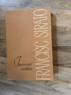 Încercări critice - Francisc Sirato
