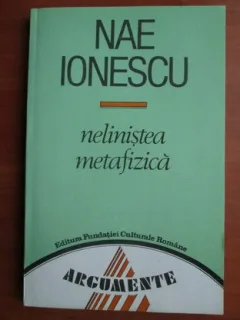 NELINISTEA METAFIZICA - NAE IONESCU