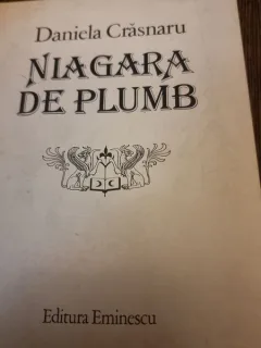 Niagara de plumb Daniela Crasnaru cu autograf pentru Nina Casian