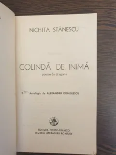 Nichita Stanescu - Colinda de inima