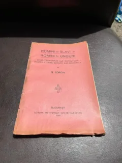 Nicolae Iorga Romani si slavi Romani si Unguri (1922)