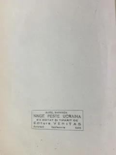 Ninge peste Ucraina - Aurel Baranga