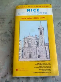 NISE. PLAN GUIDE BLEU ET OR  (GHID SI HARTA)