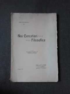 Noi cercetari filosofice - Ioan Petrovici