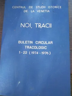 Noi tracii Buletin circular tracologic al Centrului de studii istorice