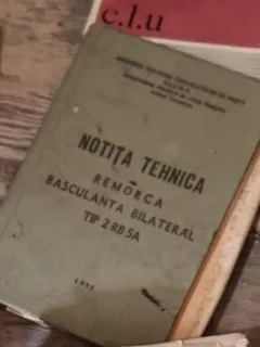 Notita Tehnica - Remorca Basculanta Bilateral Tip 2 RB 5A