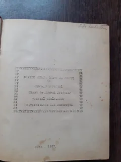 NOTITE SUMARE LUATE LA CURSUL DE GEOGRAFIE FIZICA TINUT DE PROFESOR VINTILA MIHAILESCU