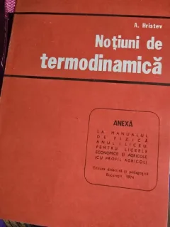 Notiuni de termodinamica - A. Hristev