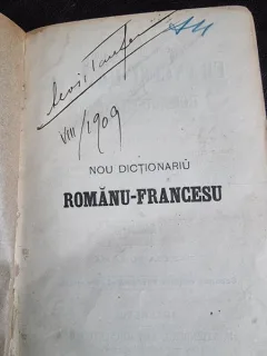 Nou dictionariu francesu-romanu si romanu-francesu - G.M Antonescu