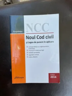 Noul Cod civil si Legea de punere in aplicare , editia a 13-a, actualizata la 5 ianuarie 2016