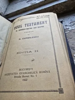NOUL TESTAMENT AL DOMNULUI NOSTRU ISUS HRISTOS, TRADUCERE DE D. CORNILESCU, 1922