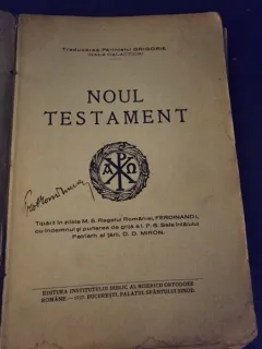 NOUL TESTAMENT TRADUCEREA PARINTELUI GRIGORIE (GALA CALACTION)