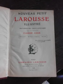 NOUVEAU PETIT LAROUSSE ILLUSTRE, 1927