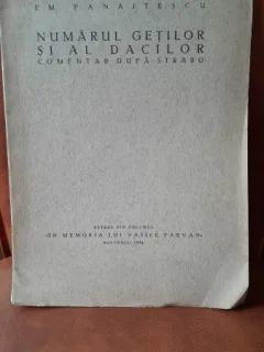 Numarul getilor si al dacilor, comentar dupa Strabo -  E.M. Panaitescu