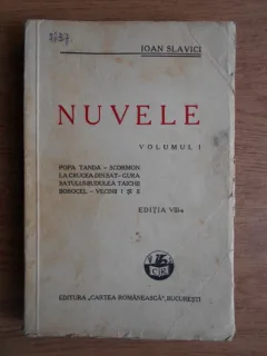 NUVELE - IOAN SLAVICI  VOL.I