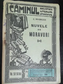 Nuvele si moravuri - C. Negruzzi