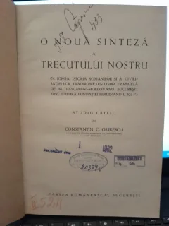 O noua sinteza a trecutului nostru - onstantin C. Giurescu