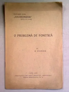 O PROBLEMA DE FONETICA - G. GIUGLEA