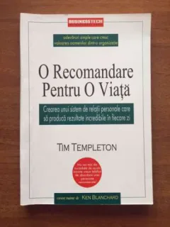 O RECOMANDARE PENTRU O VIATA TIM TEMPLETON
