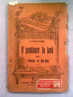 O SEZATOARE LA TARA - ANTON PANN