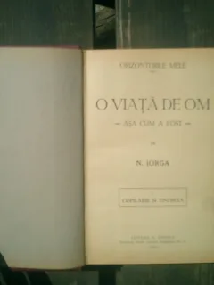 O viata de om Asa cum a fost 3 volume coligate - N. Iorga