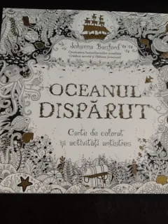 Oceanul disparut, carte de colorat antistres