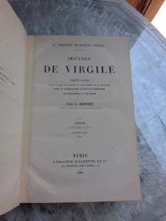 OEUVRES DE VIRGILE - E. BENOIST  ENEIDA LIVRES I-VI