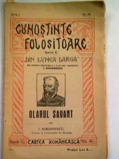OLARUL SAVANT - I. SIMIONESCU
