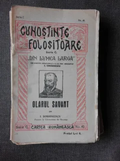 OLARUL SAVANT - I. SIMIONESCU