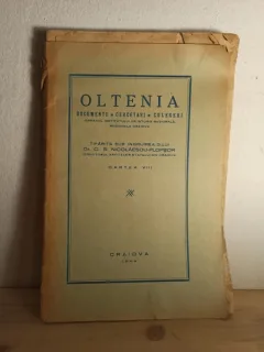 Oltenia - Documente, Cercetari, Culegeri Cartea VIII