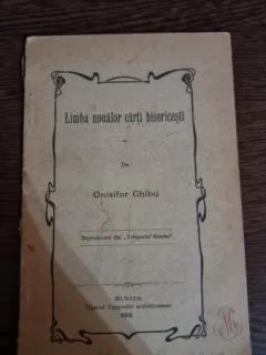 Onisifor Ghibu - Limba noilor carti bisericesti