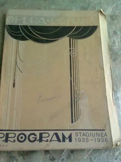 Opera Romana din Bucuresti - program 1935-1936