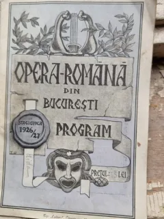 Opera Romana din Bucuresti - Stagiunea 1926/27 Program