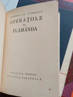 OPERATIILE DE LA FLAMANDA - GENERAL AL. AVERESCU