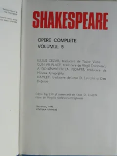 OPERE 5 - WILLIAM SHAKESPEARE
