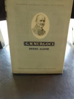 OPERE ALESE - G.M. MURGOCI