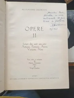OPERE - ALEXANDRU ODOBESCU   VOL.2