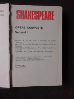 OPERE COMPLETE 1 - SHAKESPEARE