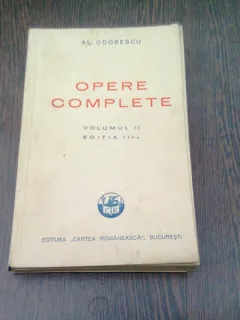 OPERE COMPLETE - AL ODOBESCU   VOL. 2