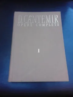 OPERE COMPLETE I - D. CANTEMIR  (DIVANUL)
