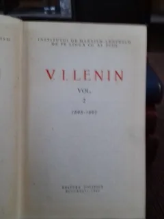 OPERE COMPLETE - V.I. LENIN VOLUMUL 2 - 1895-1897