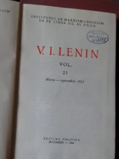 OPERE COMPLETE - V.I. LENIN VOLUMUL 23